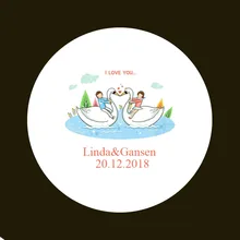 100 шт Оригинальная наклейка и индивидуальный логотип свадебный стикер s дизайн ваш собственный стикер s персонализированные наклейки Boda