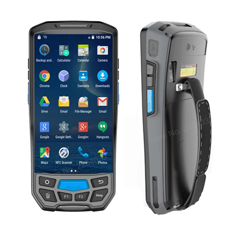 Beste 4g draadloze PDA Android data collector PDA handheld POS terminal barcode sacnner reader 1D 2D bluetooth magazijn systeem PDA