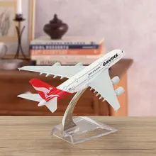 Новинка 16 см самолет металлический самолет модель самолета A380 Австралия QANTAS аэроплан масштаб настольная модель игрушки развивающие игрушки