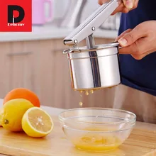 Dehomy ручные соковыжималки из нержавеющей стали устройство для приготовления пюре машер фруктов овощей Ручной Пресс дробилка соковыжималка для апельсинов и лимонов кухонный инструмент