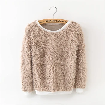 

Winter New Women's Hoodies Thicken Warm Pullover Casual Loose Ladies Tops Fashionable Women Clothing Sweatshirt Tide