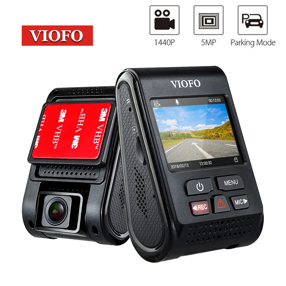 Автомобильный видеорегистратор VIOFO A119 V2 Full HD Wifi 2 K 1440 P Carro Novatek 96660 Автомобильная
