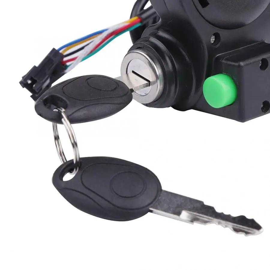 Электрический велосипед напряжение дисплей ключ переключатель замок с колокольчиком переключатель кнопка электровелосипеда вольтметр Рог Кнопка Электрический велосипед аксессуары