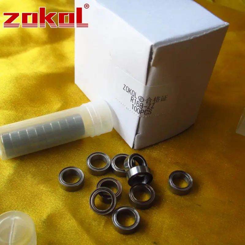 ZOKOL R168ZZ подшипник R168 ZZ Миниатюрный фоторадиальный шарикоподшипник 6 35*9 525*3 175