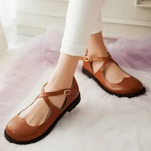 EAGSITY/модные женские туфли Mary Jane; комбинезон униформа; обувь на плоской подошве; обувь с ремешком на щиколотке для работы; Офисная Женская обувь; обувь для танцев