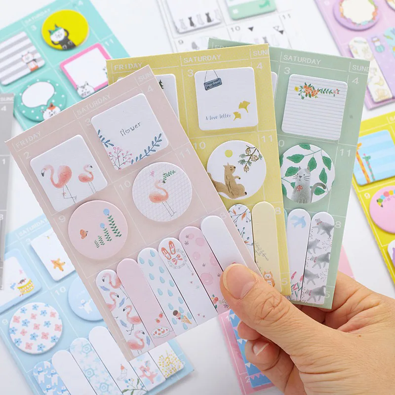 Cute Kawaii Animal Flamingo Memo Pad Cartoon Cat Post It Note For Kids Planner Stickers Notepad Korean School Office Stationery Cute Kawaii Animal Flamingo Memo Pad Cartoon Cat Post It Note For Kids Planner Stickers Notepad Korean School Office Stationery
