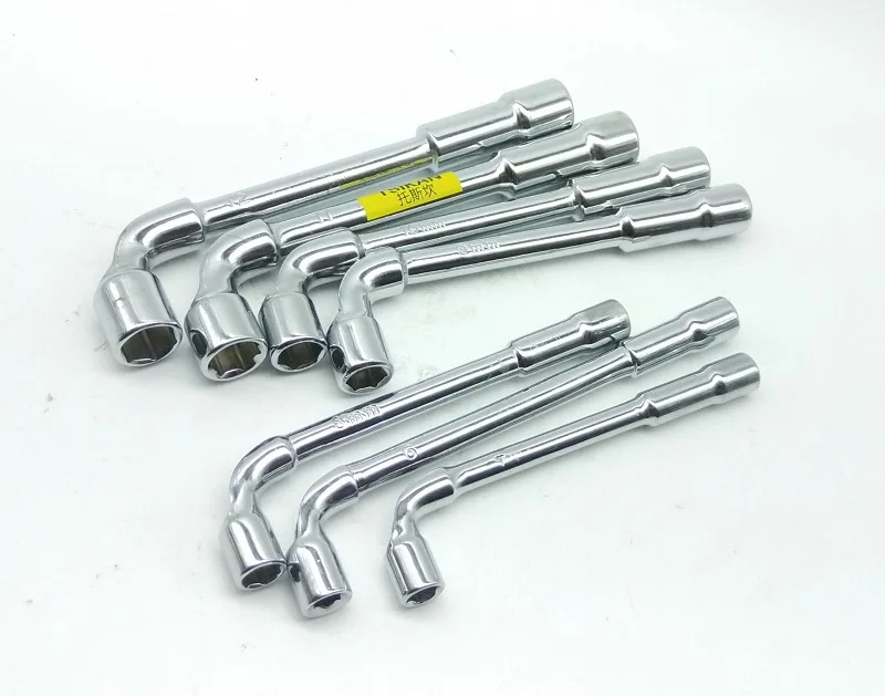 

New 7pcs/set L type angled socket wrench spanner with thru hole Hex Key Wrench 6, 7,8, 9, 10, 11, 12mm 40CR