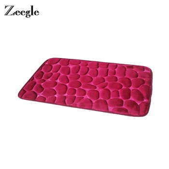 

Zeegle Floor Mat Door Mat Kitchen Carpet Entrance Rug 3D Stone Pattern Doormat Home Decor Living Room Carpet Bathroom Rug