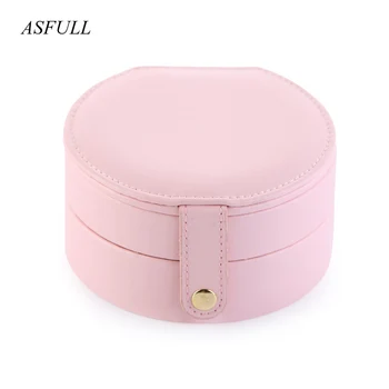 

ASFULL Europe Jewelry box jewelry exquisite for case makeup Organizer storage box container box graduation anniversary gift