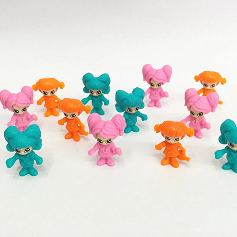 

30Pcs/lot 3 styles Mini cute little girl Random mixed shipment Ornament Micro landscape decoration Small scene anime figure