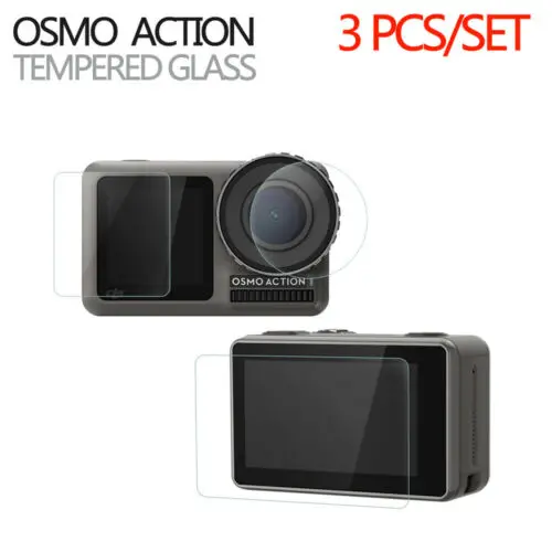 

3PCS/Set Tempered Glass Screen Protective Film for DJI OSMO Action Camera