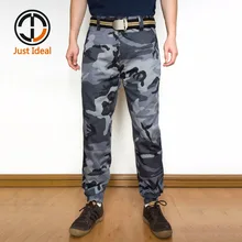 Новое поступление мужские камуфляжные штаны модные брюки повседневные брюки Военные Брюки карго стиль плюс размер ID814