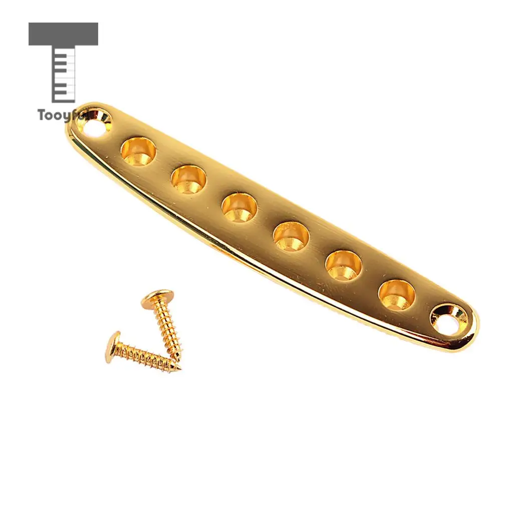 Tooyful Metal Guitar Instead Thru Body String Mounting Ferrules Bushings Electric Guitar Accessory Black