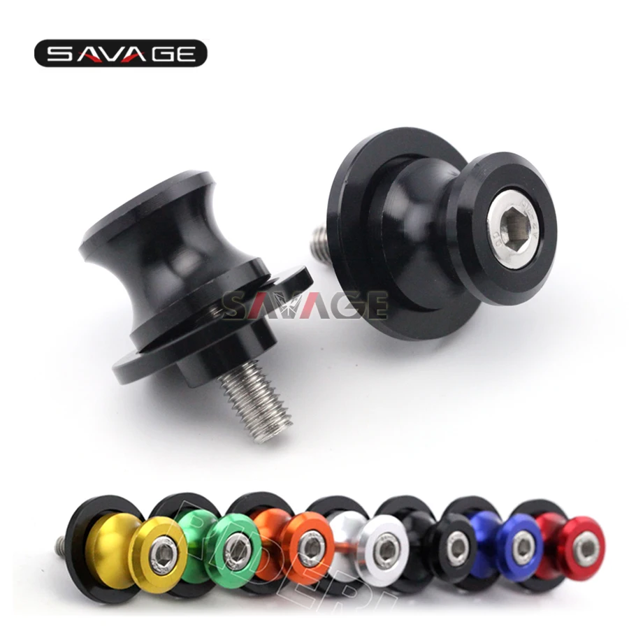 

For Triumph Daytona 675/R 2009-2016, Street Triple /R 2013-2016 Motorcycle CNC Aluminum Swingarm Spools Slider Stand Screws M8