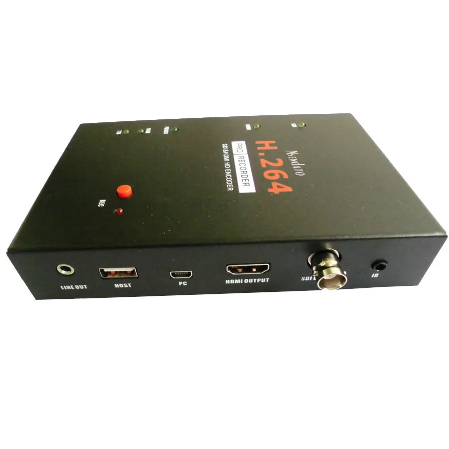 Nsendato 286 SDI HDMI H.264 Pro HDMI Recorder Box With Remote Control Support USB SD Disk SDI HD 3G