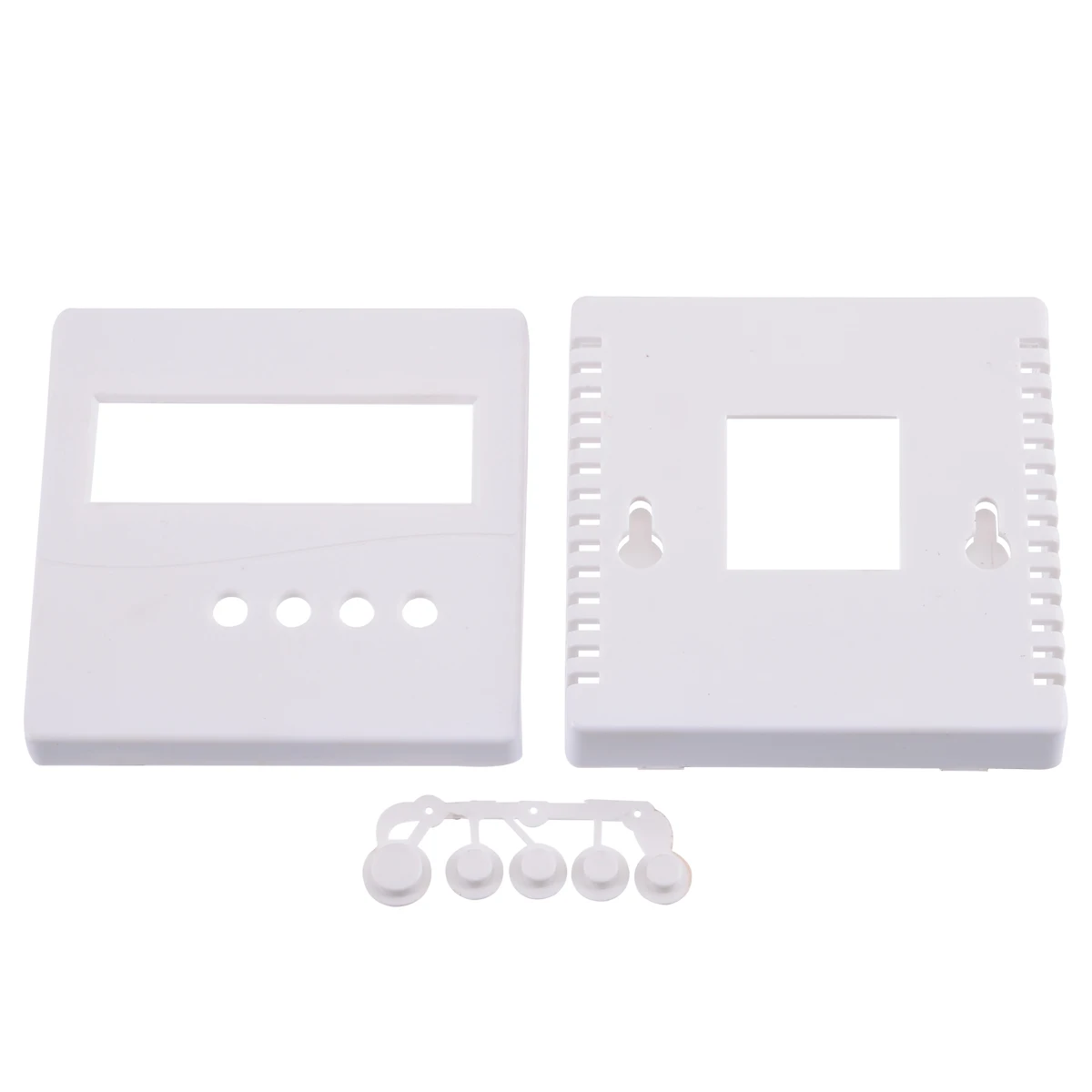 New Plastic Electronic Project Box 86x86x26mm Enclosure Case for DIY LCD1602 With Button Caps