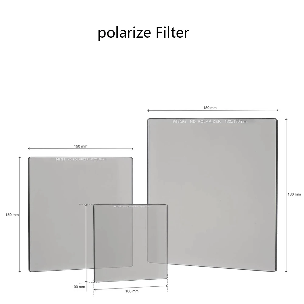Nisi cpl 150mm 100mm hd diamonds square filter glass polarizer insert