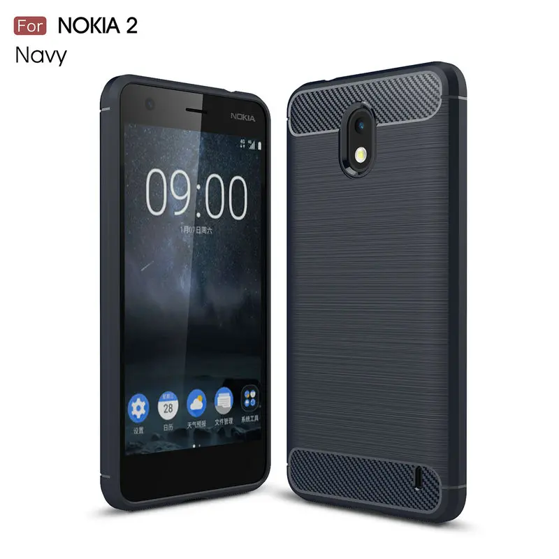 Противоударный кожаный чехол для Nokia 2 Nokia2 TA 1029 1035 задняя крышка телефона 3 тонкий