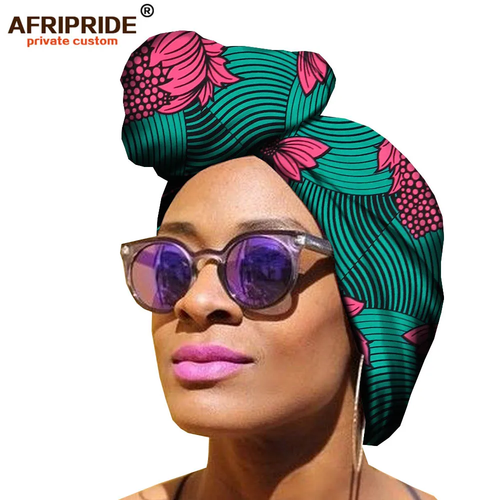 

fashional african style 50cm*150cm head wrap for women ankara print 100% high quality batik cotton women head wrap A18H005