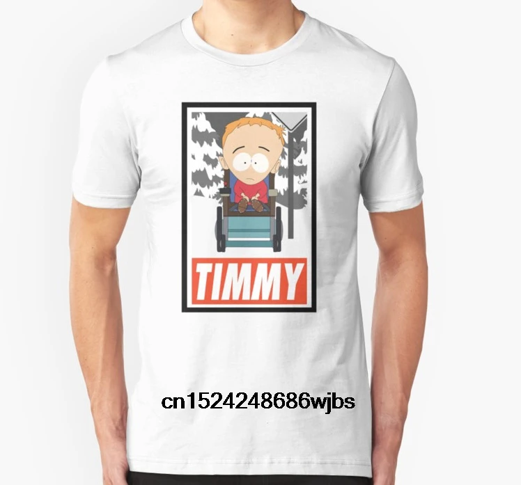 

Fashion Cool Men T shirt Women Funny tshirt -SOUTH PARK- Timmy Customized Printed T-Shirt