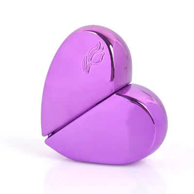 25 мл в форме сердца парфюмерный флакон с распылителем пустая бутылка для хранения для сумки или путешествий многоразовый аромат для хранения в ванной комнате - Цвет: purple