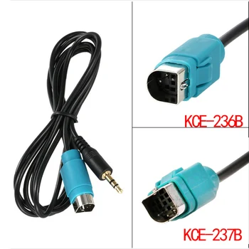 

3.5mm Aux Cable Connection Line Audio Adapter for ALPINE KCE-236B KCE-237B for MP3 Ipod iPhone 5 6S 6 Plus Smart Phone