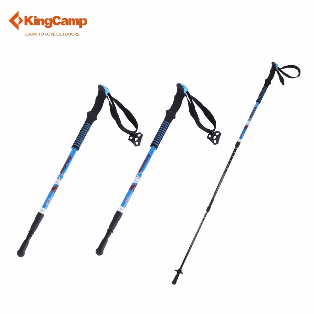 

KingCamp 2Pcs Walking Stick Nordic Trekking Poles Ultralight Shock Absorption Carbon Cane Hiking Stick Outdoor Equipment