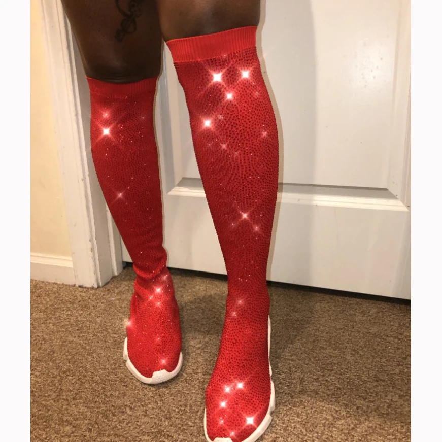 knee high sneakers womens