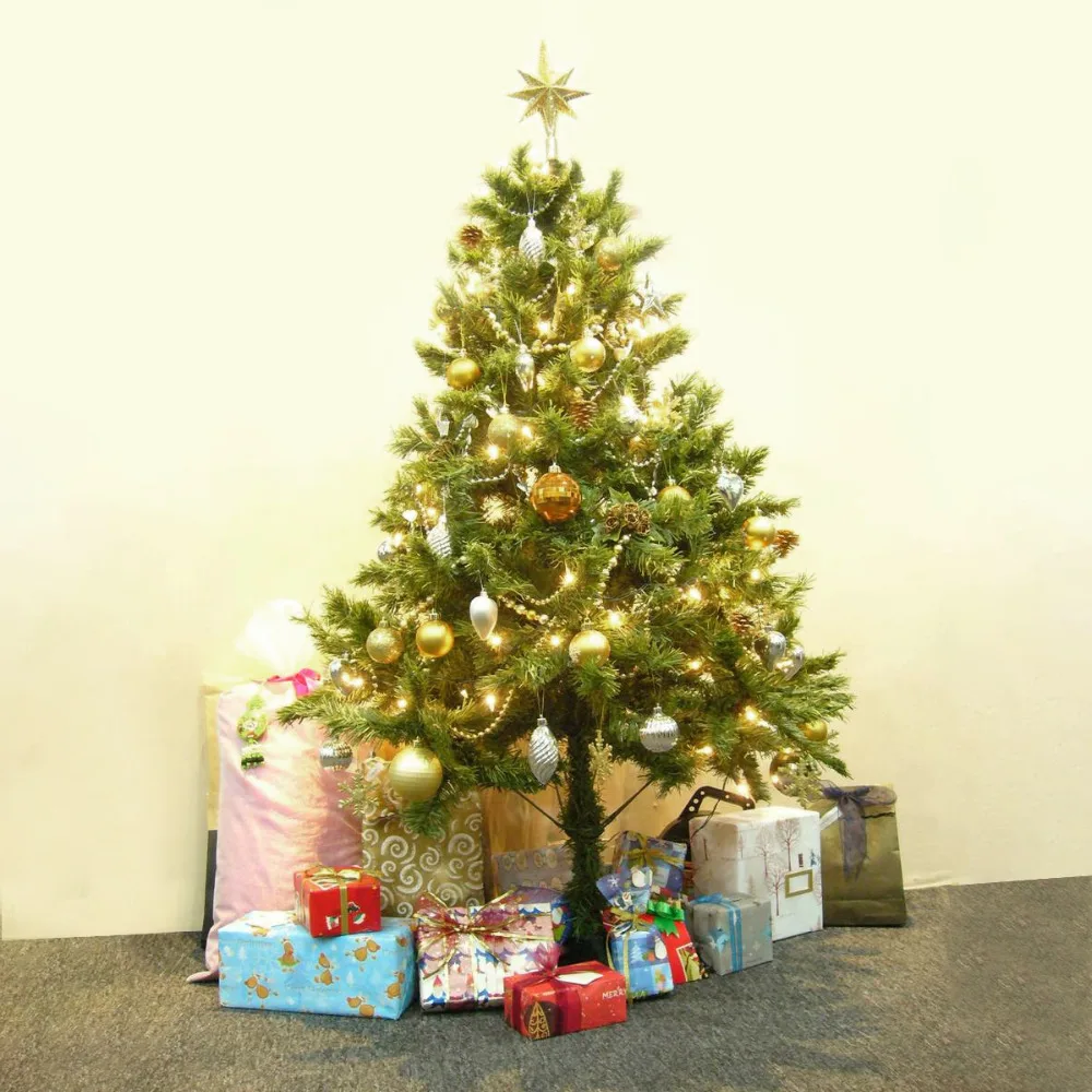 Рождественская елка Рождественские украшения высокого класса роскошный креативный фестиваль Атмосфера украшение Подарочная елка#40