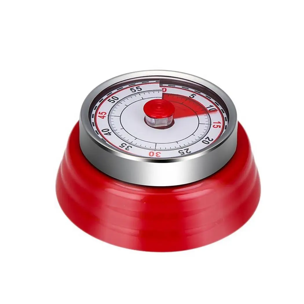 Кухонный кухонный магнитный Таймер из нержавеющей стали красный бежевый черный