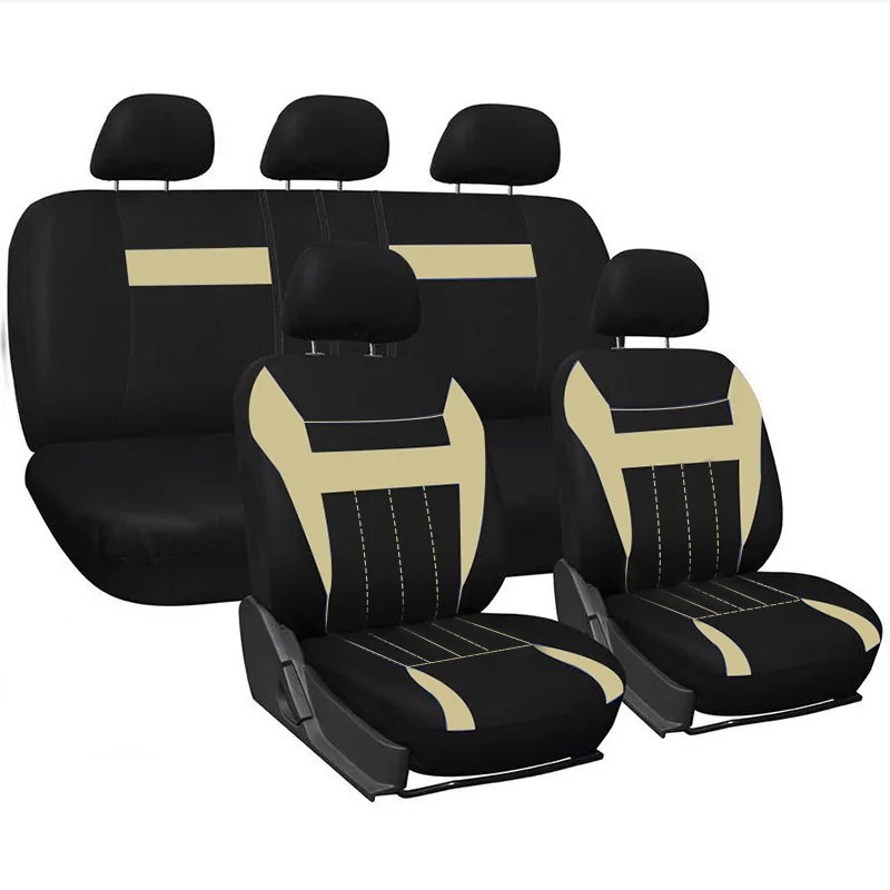

Car Seat Covers For Renault Logan Full Set Automobile Covers For Seat Fit for 40/60 50/50 60/40 Spilt Bench Car Seat Protector