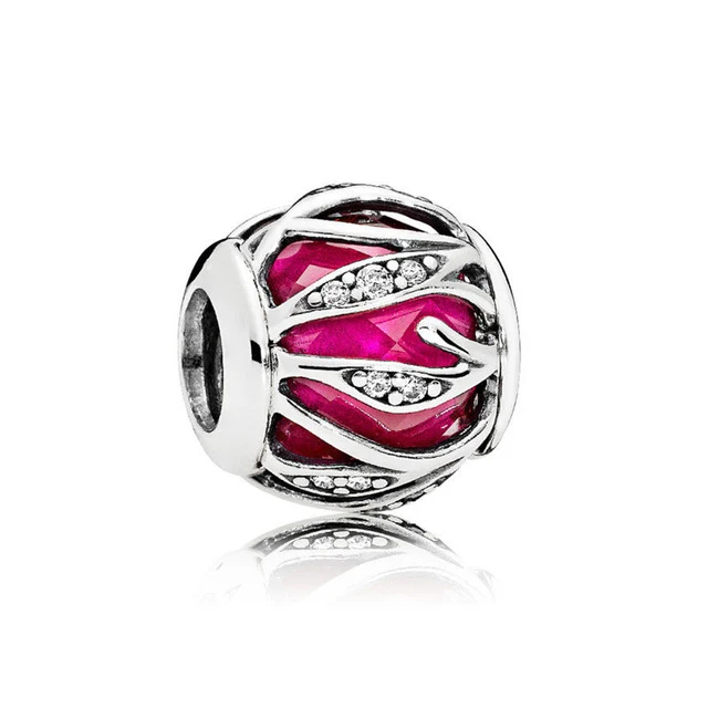 

Kristie 100% 925 Sterling Silver 1:1 Authentic 791969SRU Koninklijke Rode Natuur Radiance Bracelet Original Women Jewelry