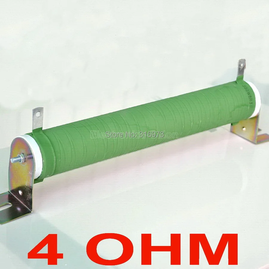 

4 ohm 300 Watts Non-inductive Wirewound Coated Ceramic Tube Resistor, Audio Amplifier Dummy Load, 300W.