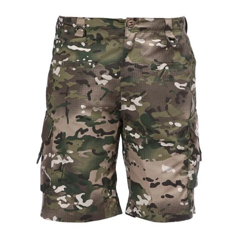 

Camouflage Multi-pocket Outdoor Hiking Fishing Hunting Combat Tactical Shorts Men Climbing Military Army Cargo Short Trousers