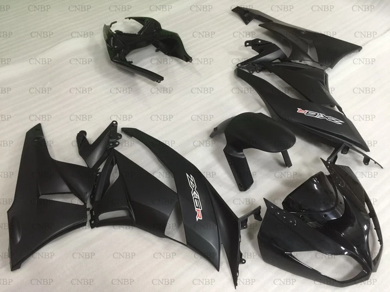 636 Zx-6r 2010 Кузов для Kawasaki Zx6r 2009-2012 черные кузовные комплекты Zx6r 09 10 обтекатели