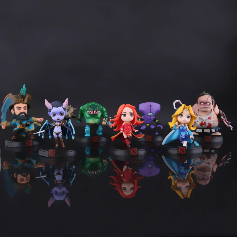 

DOTA 2 Garage Kit Hero Mini Miniatures Souvenir Fans Gifts Home Decoration Accessories PVC Decor Figurines GK Figure Model Toy