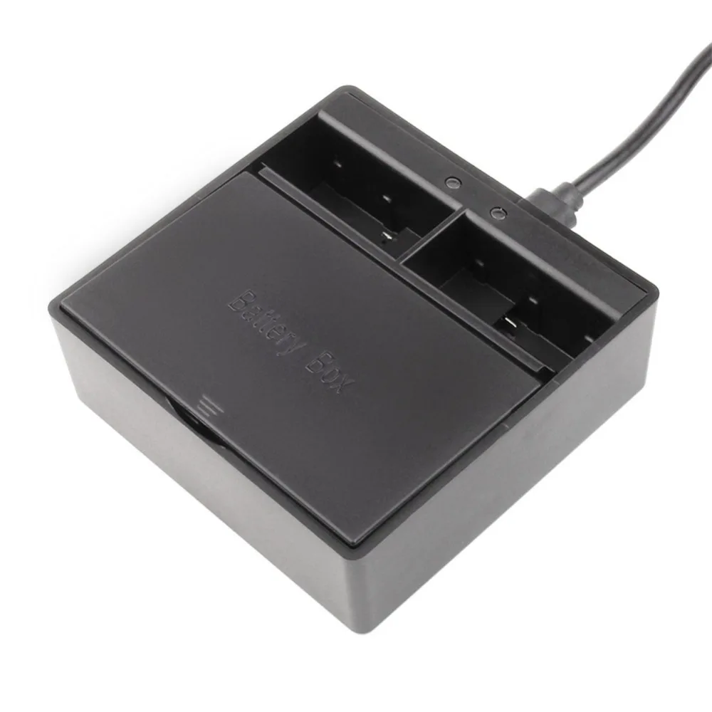 Зарядное устройство с двумя слотами для GoPro 6 5 AHDBT-501, зарядное устройство с двумя разъемами для Go Pro Hero 5 6 7, черные аксессуары