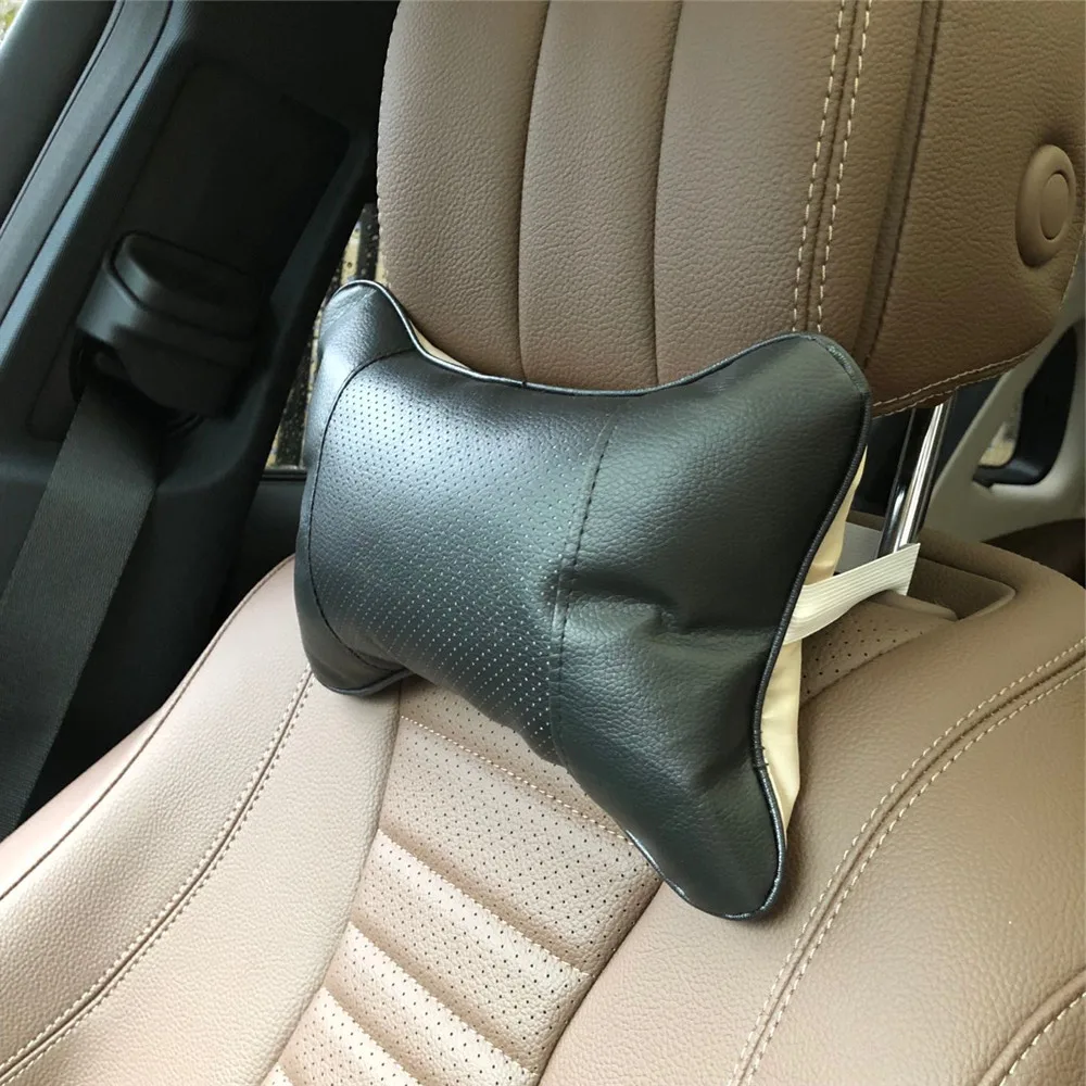 Автомобильная подушка для шеи с перфорацией чехол BMW 1 2 3 4 5 6 7 M series E46 E90 X1 X3 X4 X5 X6 F07