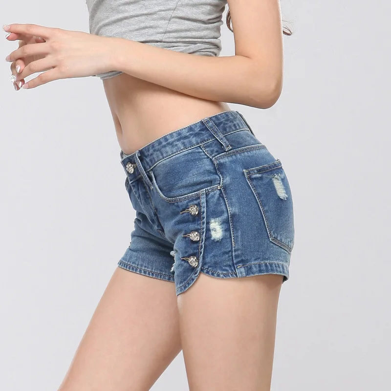 Джинсовые шорты женские летние повседневные с дырками|hot shorts|shorts jeansshorts jeans feminino |