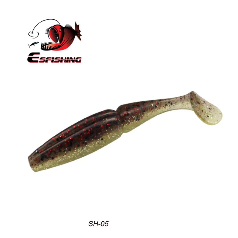 Esfishing мягкие приманки Shad Easy Shiner 50 мм 70 мм 1,2 г 3,8 г Leurre Souple рыболовные снасти Морская рыбалка Jerkbait белый - Цвет: SH05