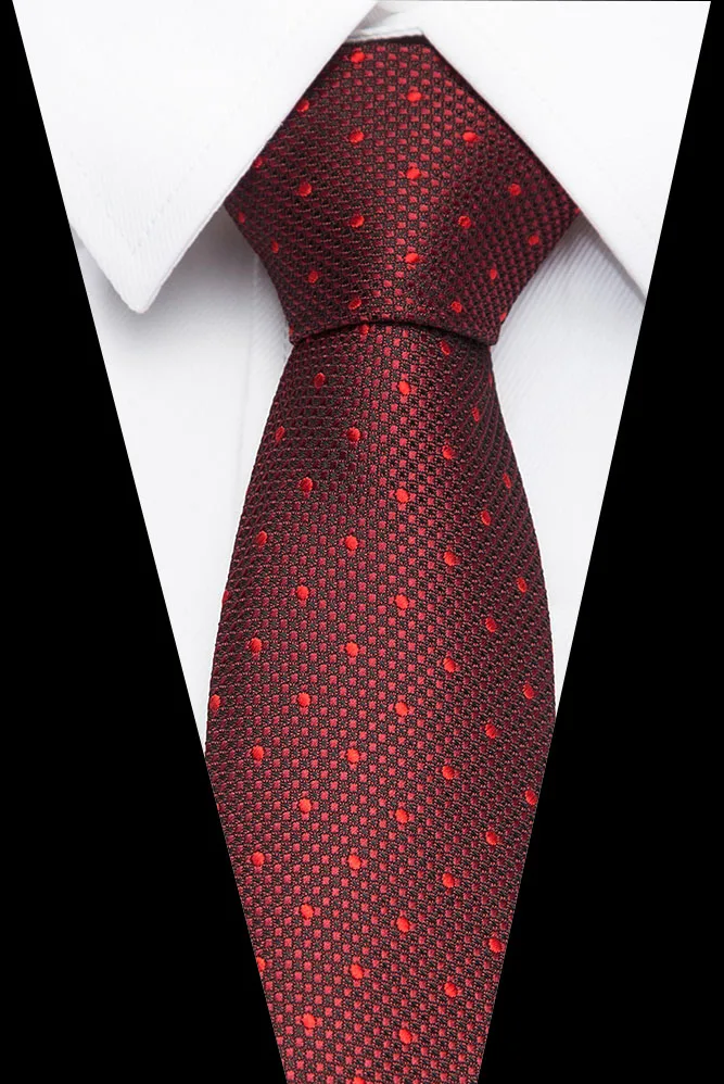 Заводские 7 см полосатые пледы в горошек Классические мужские галстуки полиэфирные шелковые галстуки для жениха Свадебные деловые галстуки для шеи модные галстуки