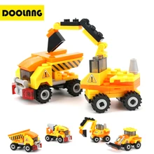 4pcs lot Engineering Truck font b Building b font font b Blocks b font Set font