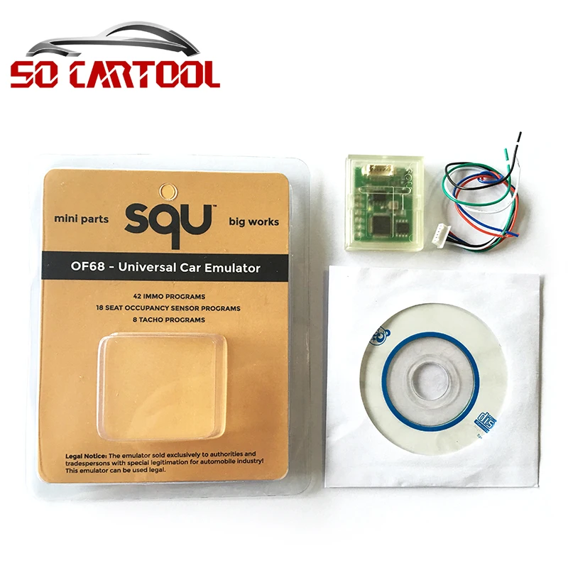 

5PCS/Lot Latest SQU OF68 Universal Car Emulator support IMMO/Seat accupancy sensor/Tacho Programs by DHL Free Shipping
