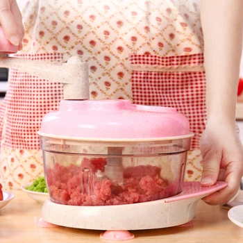 

Multi-function Kitchen Manual Food Processor Household Meat Grinder Vegetable Chopper Quick Shredder Green Cutter Egg Blender