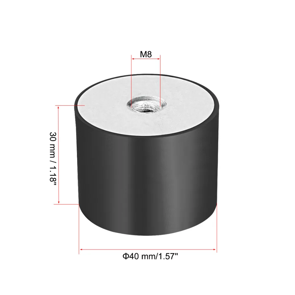 Uxcell M6/8 резиновые крепления с внутренней резьбой виброизолятор заменяет