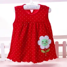 Vestido de bebé niña ropa de verano 2018 vestido de bebé princesa 0-2 años ropa de algodón vestido de Niñas Ropa de bajo precio