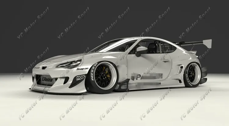 2012-2017 GT86 FT86 ZN6 FRS BRZ Greddy X Pandem Ver.3 Aero Style Wide Body Kit FRP 1(12)