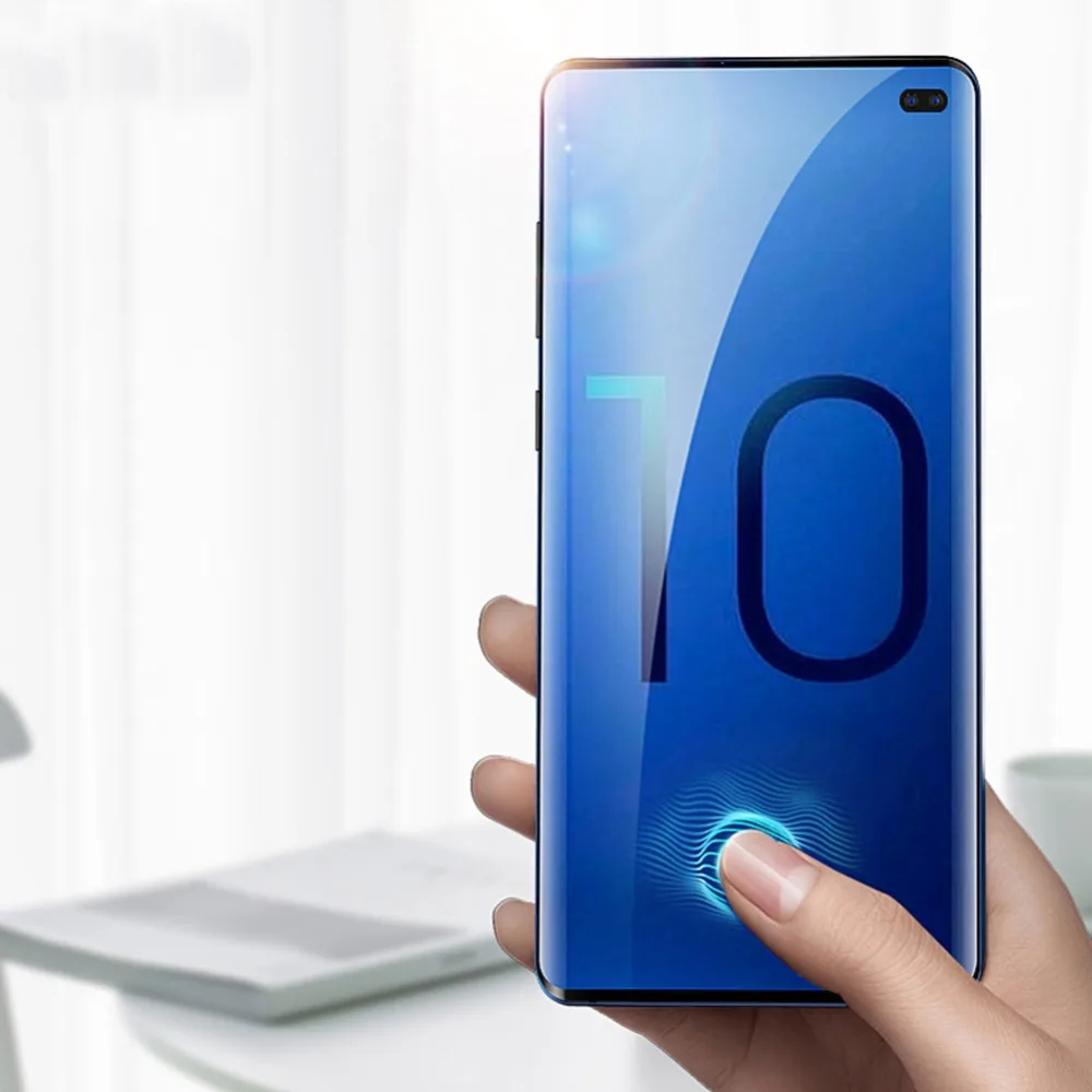Для samsung Galaxy S10 S10e S10+ закаленное стекло изогнутое полное Защитное стекло для Galaxy S 10 Plus Защитная пленка для экрана