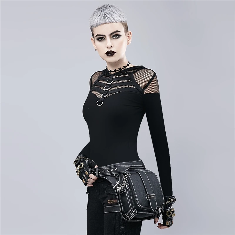  Halloween Cosplay Steampunk Retro Pocket Outdoor Multi-Function Shoulder Messenger Bag PUBG Bag For