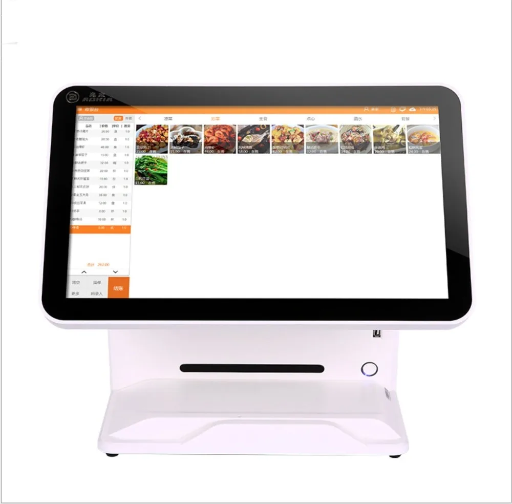 

2017 15.6 inch touch screen custom pos system all in one cash register machine